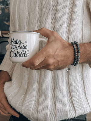 Bransoletka męska z kamieni naturalnych "NIEZŁOMNA HARMINIA"