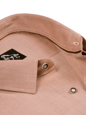 Koszula męska wizytowa beżowa, piaskowa