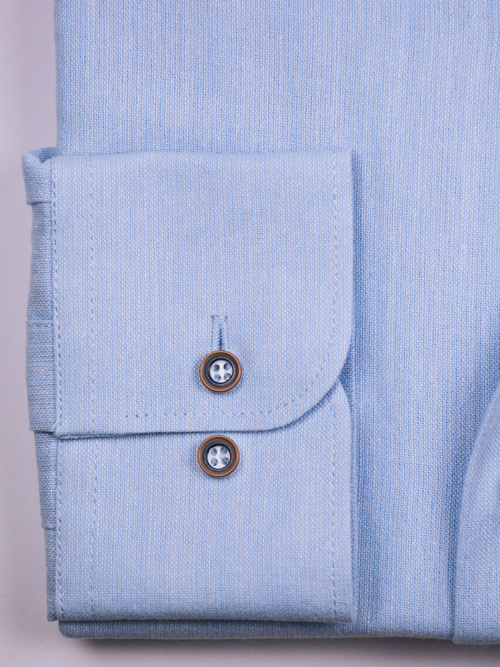  Koszula męska wizytowa elPasso – jasny błękit z delikatną strukturą