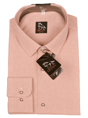 Koszula męska wizytowa beżowa, piaskowa