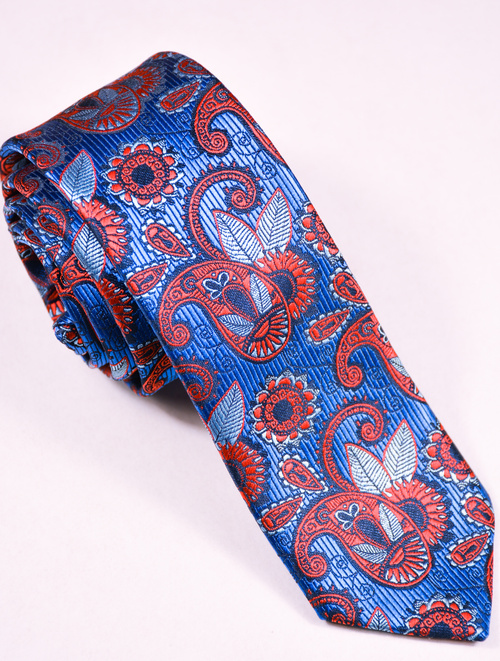 Kolorowy krawat  paisley 