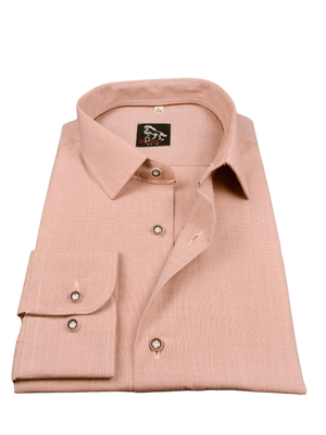 Koszula męska wizytowa beżowa, piaskowa