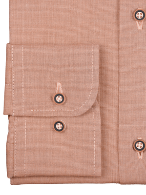 Koszula męska wizytowa beżowa, piaskowa