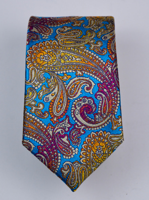 Kolorowy krawat paisley 